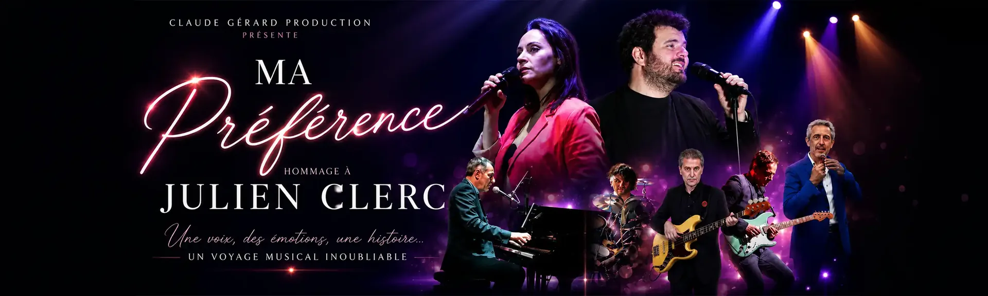 Ma Préférence spectacle hommage à Julien Clerc